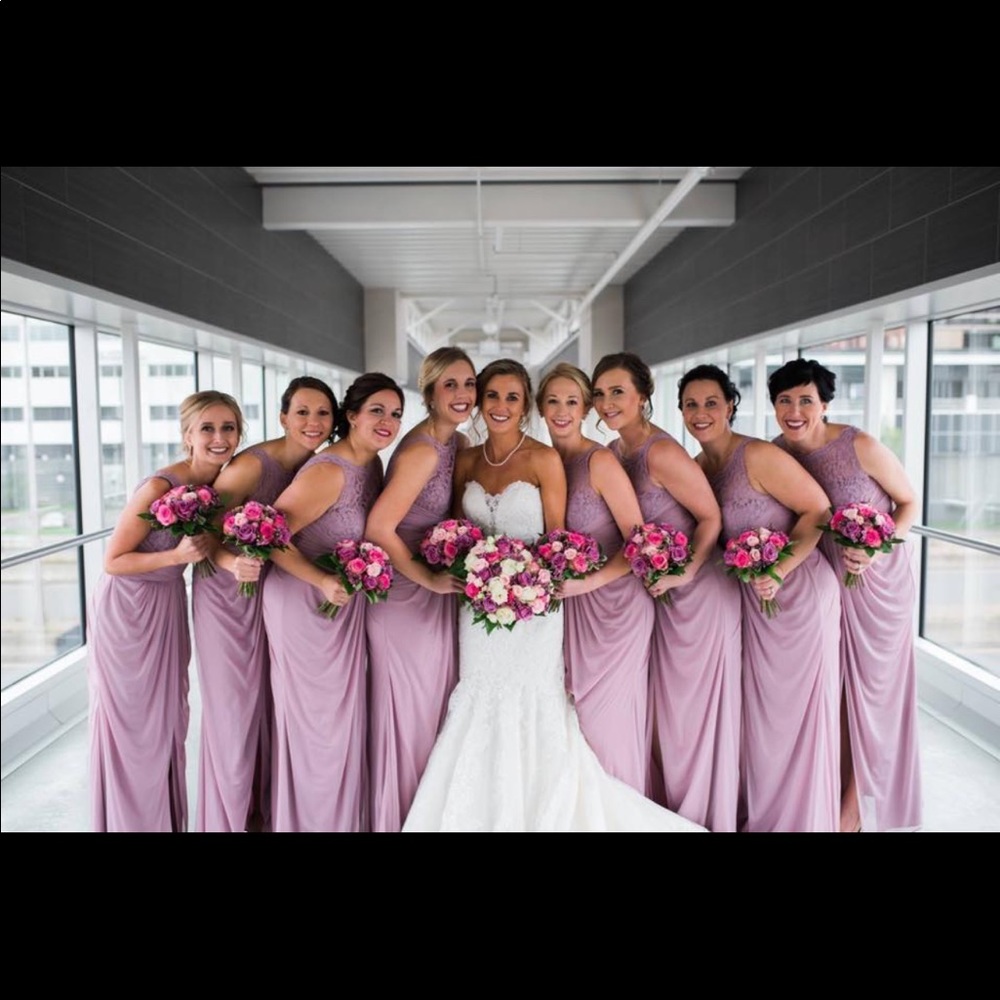 Floor Length Mauve Dress